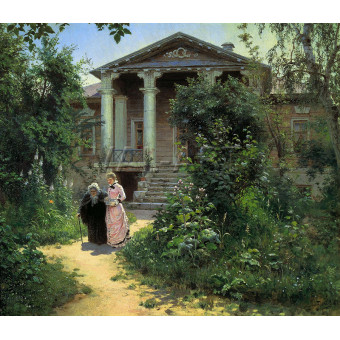 РЕПРОДУКЦИИ НА КАРТИНИ Бабината градина (1878)